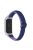 Braided Nylon Strap Watch Band Adjustable Elastic Solo Sports Loop Bracelet for Xiaomi Mi Band 4 / 3 - Purple/Blue