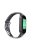 Color Changing Soft TPU Smart Watch Band Strap Replacement for Xiaomi Mi Band 3/4 - Black