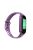 Color Changing Soft TPU Smart Watch Band Strap Replacement for Xiaomi Mi Band 3/4 - Purple