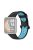 Dual Color Breathable Watch Band Soft Silicone Strap for Xiaomi Redmi Watch 2 - Black/Blue