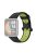 Dual Color Breathable Watch Band Soft Silicone Strap for Xiaomi Redmi Watch 2 - Black/Green