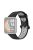 Dual Color Breathable Watch Band Soft Silicone Strap for Xiaomi Redmi Watch 2 - Black/Grey