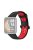 Dual Color Breathable Watch Band Soft Silicone Strap for Xiaomi Redmi Watch 2 - Black/Red