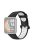 Dual Color Breathable Watch Band Soft Silicone Strap for Xiaomi Redmi Watch 2 - Black/White