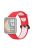 Dual Color Breathable Watch Band Soft Silicone Strap for Xiaomi Redmi Watch 2 - Red/White