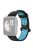 Dual-Color Hollow Silicone Watchband Strap Replacement for Xiaomi Redmi Watch 2 - Black/Blue