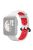 Dual-Color Hollow Silicone Watchband Strap Replacement for Xiaomi Redmi Watch 2 - White/Red