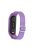 Elastic Nylon Smart Watch Strap Replacement Watchband for Xiaomi Mi Band 3/4/5/6 - Purple