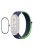 ENKAY HAT-PRINCE For Xiaomi Mi Band 9 NFC / Mi Band 9 / Smart Band 8 NFC / Smart Band 8 Nylon Watch Band with PMMA Screen Film - Blue / Green