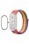 ENKAY HAT-PRINCE For Xiaomi Mi Band 9 NFC / Mi Band 9 / Smart Band 8 NFC / Smart Band 8 Nylon Watch Band with PMMA Screen Film - Rainbow Purple