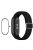 ENKAY HAT-PRINCE For Xiaomi Mi Band 9 NFC / Mi Band 9 / Smart Band 8 NFC / Smart Band 8 Watch Band Nylon Strap with PMMA Film - Black