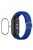 ENKAY HAT-PRINCE For Xiaomi Mi Band 9 NFC / Mi Band 9 / Smart Band 8 NFC / Smart Band 8 Watch Band Nylon Strap with PMMA Film - Blue