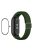 ENKAY HAT-PRINCE For Xiaomi Mi Band 9 NFC / Mi Band 9 / Smart Band 8 NFC / Smart Band 8 Watch Band Nylon Strap with PMMA Film - Green