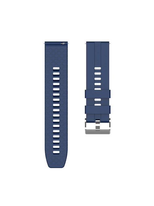 Fashion Silicone Watch Strap 22mm for Xiaomi Haylou Solar Smart Watch - Blue