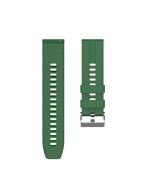 Fashion Silicone Watch Strap 22mm for Xiaomi Haylou Solar Smart Watch - Green