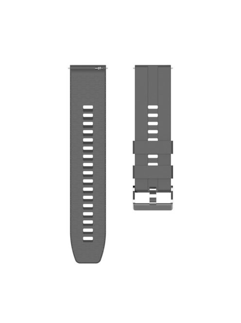 Fashion Silicone Watch Strap 22mm for Xiaomi Haylou Solar Smart Watch - Grey