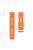 Fashion Silicone Watch Strap 22mm for Xiaomi Haylou Solar Smart Watch - Orange