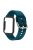 Flexible Silicone Watchband for Xiaomi Mi Band 7 Pro Smart Watch Replacement Strap with Watch Case Cover - Midnight Blue / Black