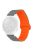 For Haylou RT / RT2 / GST / GS / RS3 / Huawei Watch 3 / Xiaomi Watch S1 / S1 Active, Magnetic Watch Band 22mm Universal Silicone Wrist Strap - Grey / Orange