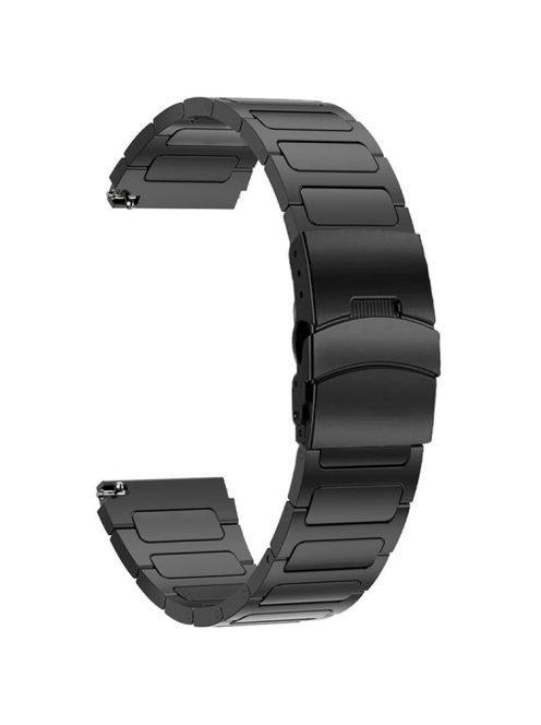 For Huawei Watch GT 2 / 3 / 4 46mm / Xiaomi Mi Watch / Samsung Titanium Alloy Watch Strap 22mm - Black