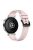 For Huawei Watch GT 4 41mm / Xiaomi Mi Watch Silicone Band 18mm Textured Watch Strap - Pink+Black Buckle