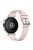 For Huawei Watch GT 4 41mm / Xiaomi Mi Watch Silicone Band 18mm Textured Watch Strap - Pink+Silver Buckle