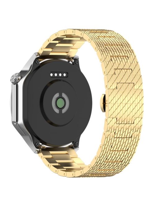 For Samsung Galaxy Watch 46mm / Huawei Watch GT 4 46mm / Xiaomi Watch 2 Pro 22mm Stainless Steel Watch Strap - Gold