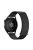 For Samsung Galaxy Watch3 45mm / Xiaomi Watch Color / Huawei Watch Ultimate Magnetic 22mm Milanese Watch Band - Black