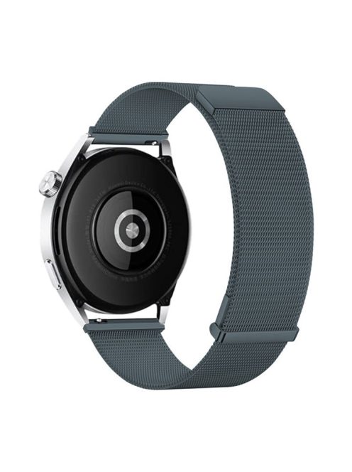 For Samsung Galaxy Watch3 45mm / Xiaomi Watch Color / Huawei Watch Ultimate Magnetic 22mm Milanese Watch Band - Dark Grey