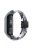 For Xiaomi Mi Band 3 / 4 / 5 / 6 / 7 Braided Nylon Strap Magnetic Watch Band - Dazzle Black