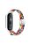 For Xiaomi Mi Band 3 / 4 / 5 / 6 / 7 Braided Nylon Strap Magnetic Watch Band - Rainbow