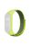 For Xiaomi Mi Band 3 / 4 / 5 / 6 / 7 Nylon Watch Band Adjustable Sport Loop Strap Wristband Replacement - Bright Yellow