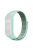 For Xiaomi Mi Band 3 / 4 / 5 / 6 / 7 Nylon Watch Band Adjustable Sport Loop Strap Wristband Replacement - Green