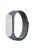 For Xiaomi Mi Band 3 / 4 / 5 / 6 / 7 Nylon Watch Band Adjustable Sport Loop Strap Wristband Replacement - Grey