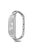 For Xiaomi Mi Band 3 / 4 Delicate Copper Chain Metal Strap Replacement Watchband with Watch Case - Silver