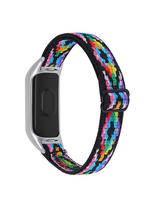 For Xiaomi Mi Band 3 / 4 Nylon Braided Watch Strap Replacement Adjustable Elastic Wrist Band - Style 14