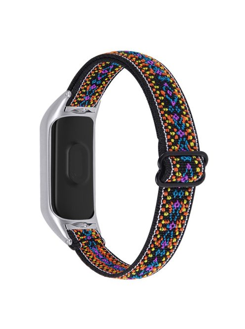 For Xiaomi Mi Band 3 / 4 Nylon Braided Watch Strap Replacement Adjustable Elastic Wrist Band - Style 5