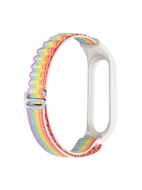 For Xiaomi Mi Band 3 / Band 4 / Band 5 / Band 6 / Band 7 Alpine Loop Nylon Watch Band G-hook Adjustable Sport Strap - Multi-color