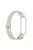 For Xiaomi Mi Band 3 / Band 4 / Band 5 / Band 6 / Band 7 Alpine Loop Nylon Watch Band G-hook Adjustable Sport Strap - Star Light Color