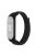 For Xiaomi Mi Band 3 / Band 4 / Band 5 / Band 6 / Band 7 Nylon Sport Band Adjustable Anti-lost Bracelet with Silicone Watch Case - Black