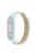 For Xiaomi Mi Band 3 / Band 4 / Band 5 / Band 6 / Band 7 Nylon Sport Band Adjustable Anti-lost Bracelet with Silicone Watch Case - Bright Sunlight