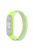 For Xiaomi Mi Band 3 / Band 4 / Band 5 / Band 6 / Band 7 Nylon Sport Band Adjustable Anti-lost Bracelet with Silicone Watch Case - Fluorescent Yellow