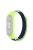 For Xiaomi Mi Band 3 / Band 4 / Band 5 / Band 6 / Band 7 Nylon Sport Band Adjustable Anti-lost Bracelet with Silicone Watch Case - Midnight Blue