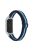 For Xiaomi Mi Band 3/4 Elastics Nylon Adjustable Watch Band Woven Loop Bracelet Wristband Replacement - Midnight Blue