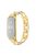 For Xiaomi Mi Band 3/4 Smart Watch Stainless Steel Chain Watch Strap Metal Watchband - Gold