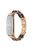 For Xiaomi Mi Band 3/4 Smart Watch Stainless Steel Chain Watch Strap Metal Watchband - Rose Gold/Black