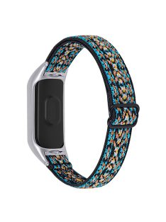   For Xiaomi Mi Band 5 / 6 Elastic Watch Band Nylon Braided Adjustable Wrist Strap Replacement - Style 4