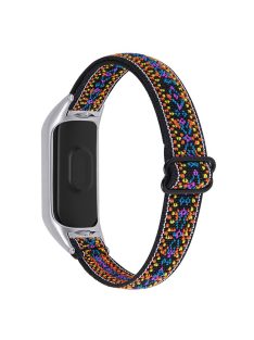   For Xiaomi Mi Band 5 / 6 Elastic Watch Band Nylon Braided Adjustable Wrist Strap Replacement - Style 5