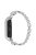 For Xiaomi Mi Band 5 / 6 Stylish Water Wave Design Wrist Band Stainless Steel Bracelet Watch Strap Replacement - Silver