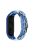 For Xiaomi Mi Band 5 / Band 6 / Band 7 Stretchy Nylon Solo Loop Band Adjustable Braided Sport Elastics Strap - Colorful Blue